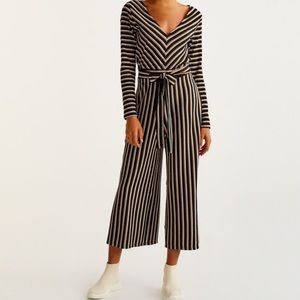 Pull&Bear Striped Jumpsuit